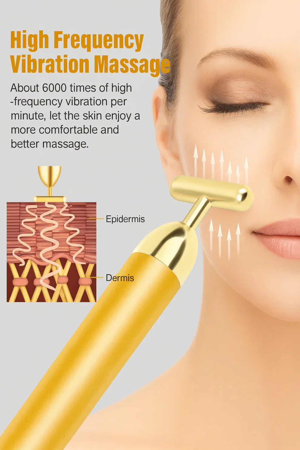 GlowWand™ – 24K Gold Facial Energy Massage Bar