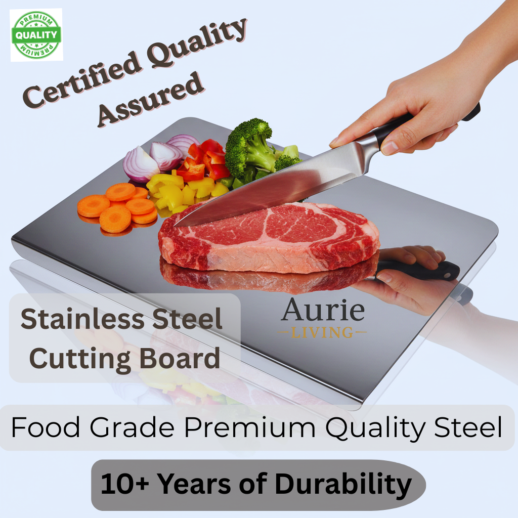 Pro Stainless Steel Chopping Board
