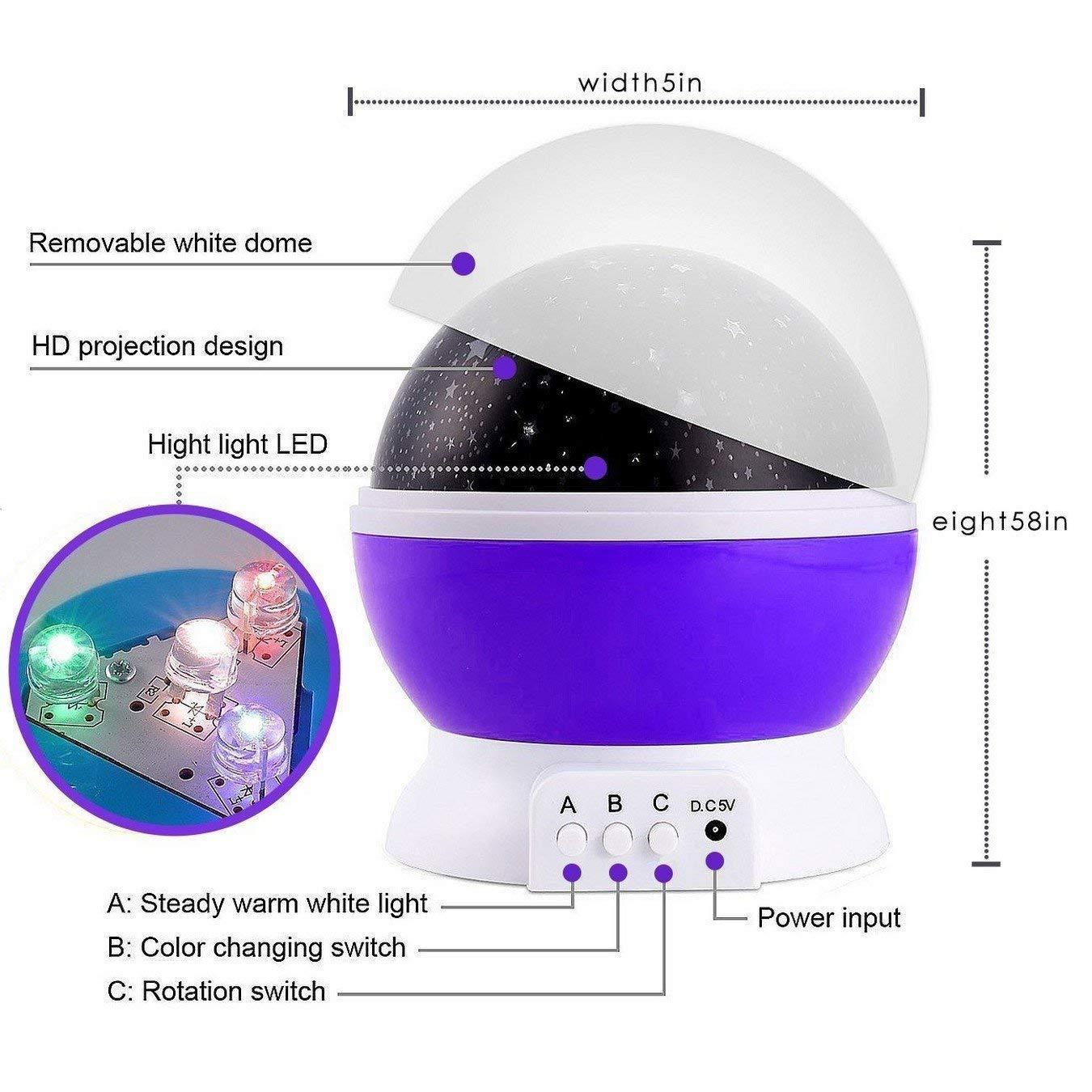 CosmoBeam™ Star Projector Night Light