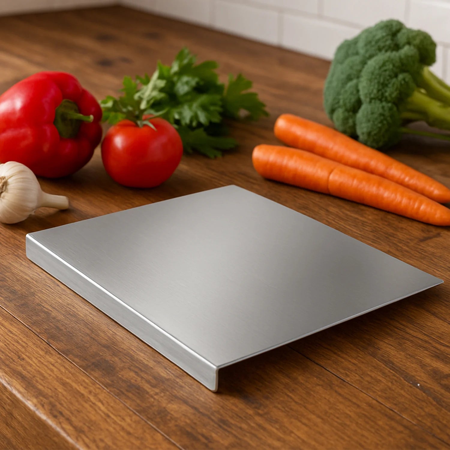Pro Stainless Steel Chopping Board