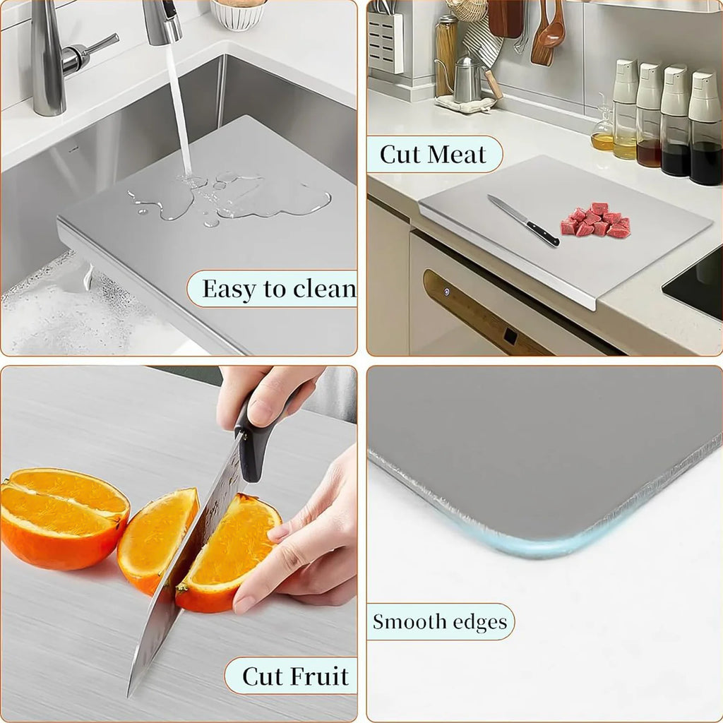 Pro Stainless Steel Chopping Board